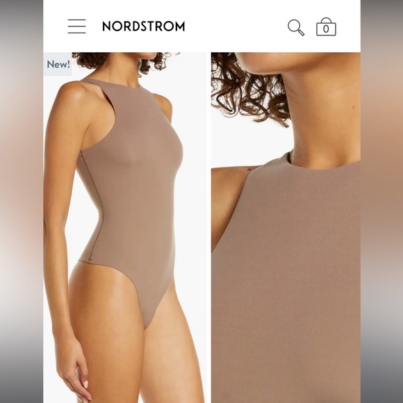 Skims Fits Everybody High Neck Bodysuit - Picture 4 of 4